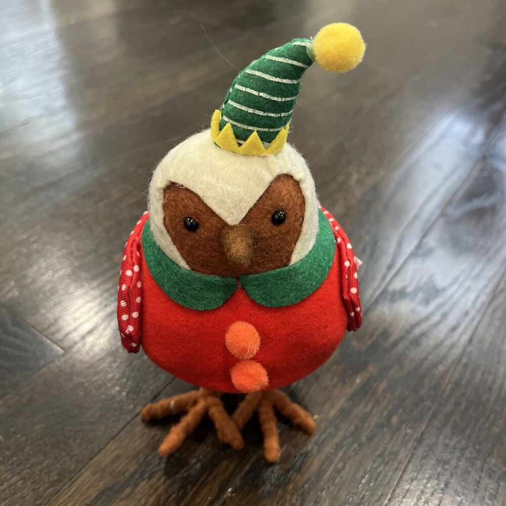 Target Wondershop 2023‎ Featherly Friends Bauble Christmas Elf Bird Holiday